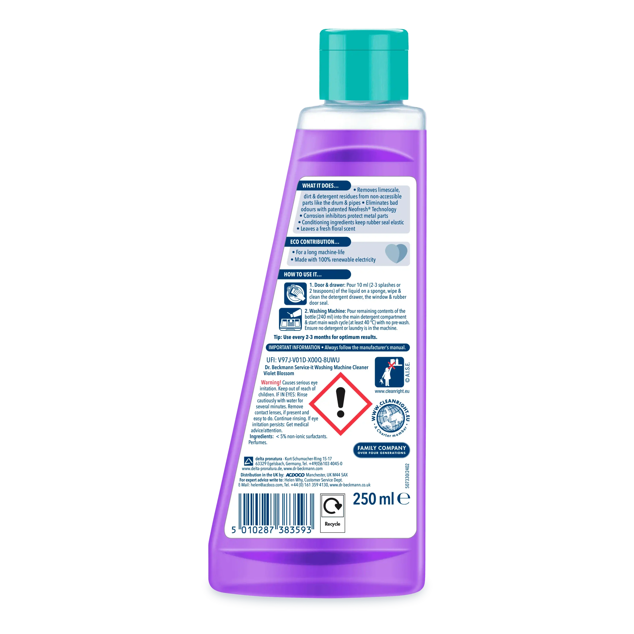 Service-it Washing Machine Cleaner – Violet Blossom - Image 2