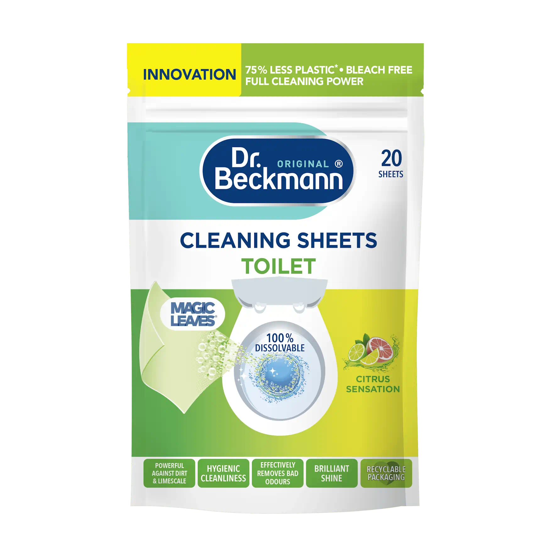 Toilet Cleaning sheets – Citrus Sensation